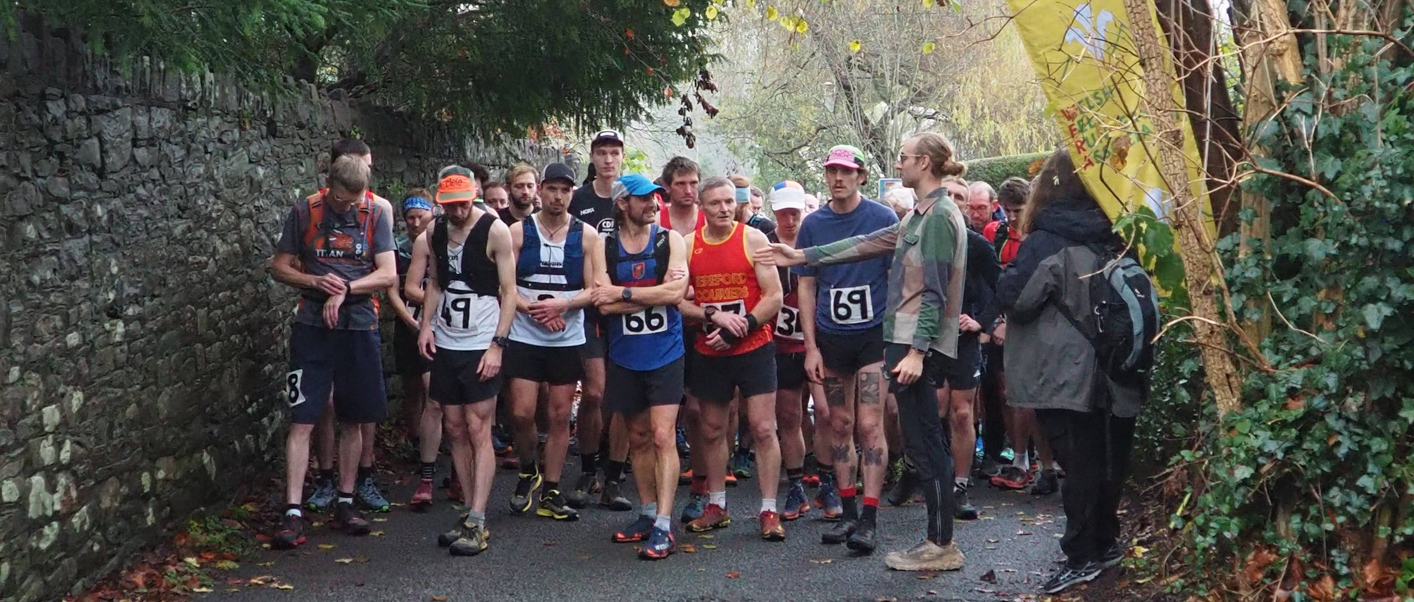 Runners at the start line